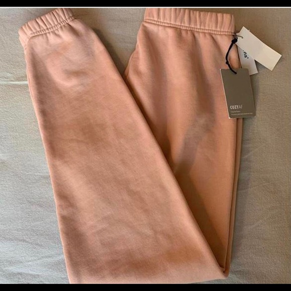 BNWT Pink TNA cozy AF sweat pants - Picture 2 of 2